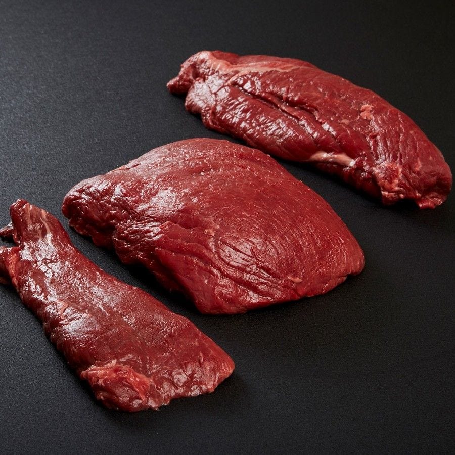 Rumsteak de bœuf race Aubrac éclaté PAD