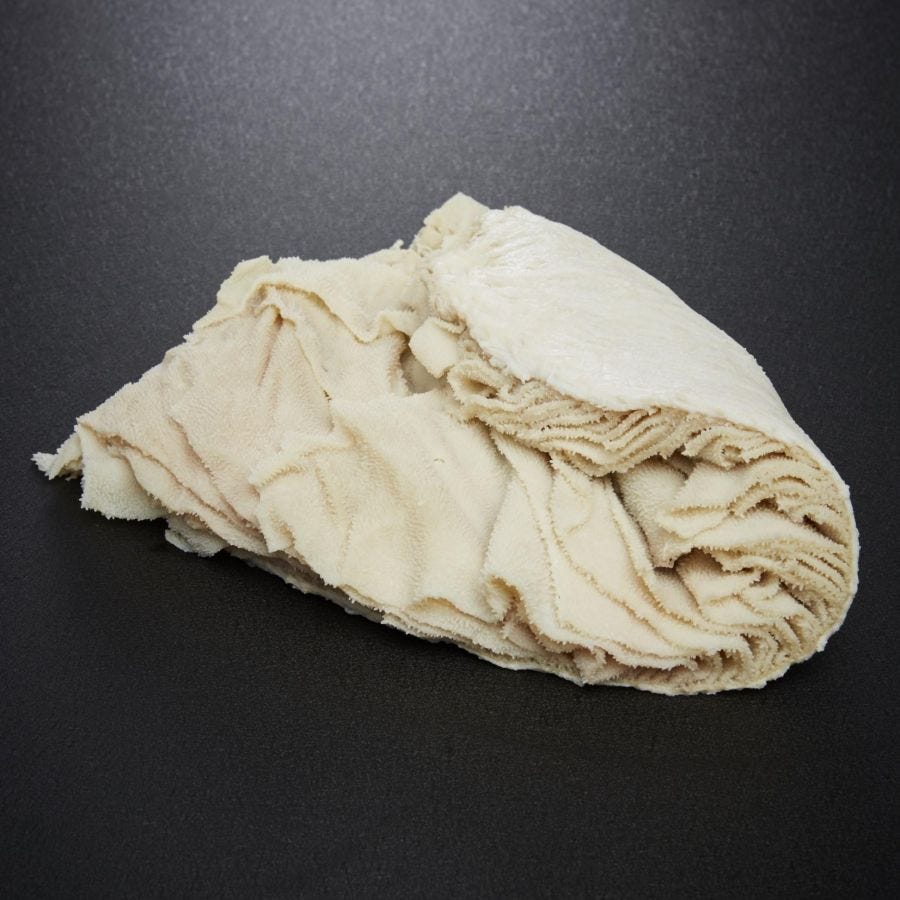 Panse de bœuf blanchie