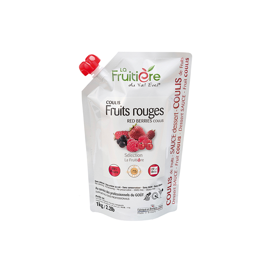 Coulis de fruits rouges