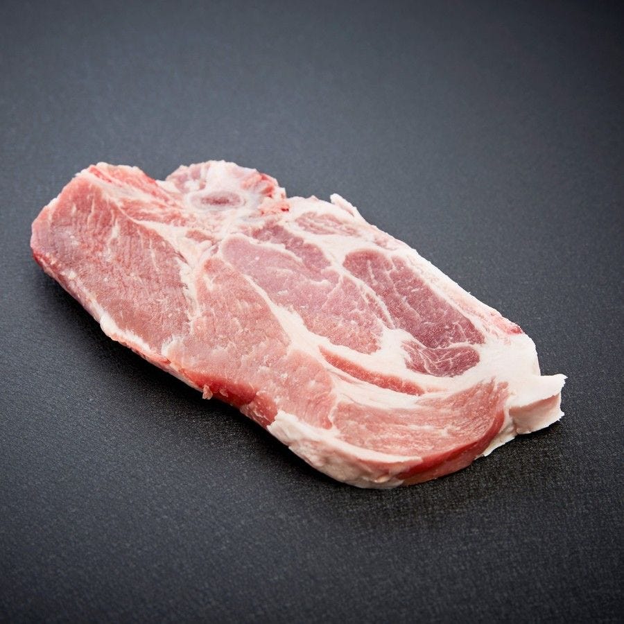 Côte de porc échine 150 g env Bretagne