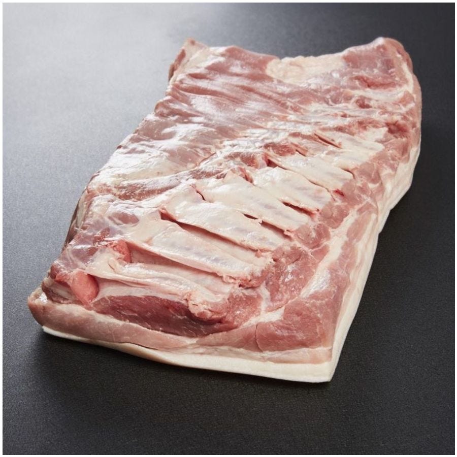 Poitrine de porc avec os