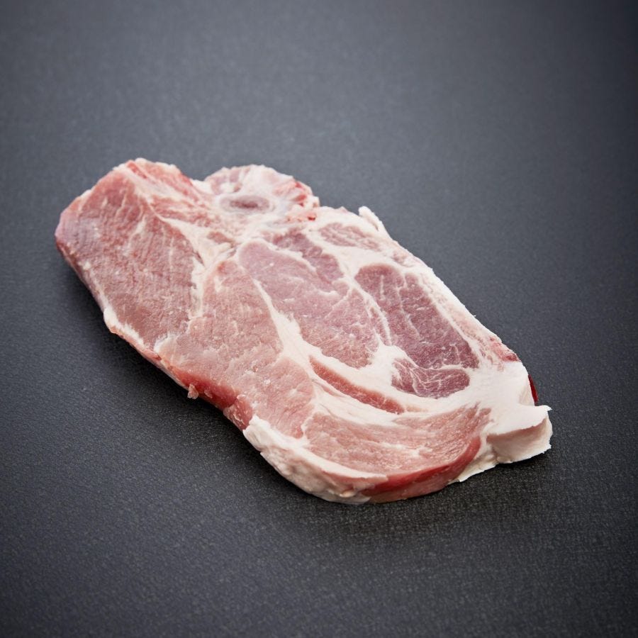 Côte de porc échine 130-150 g Bretagne