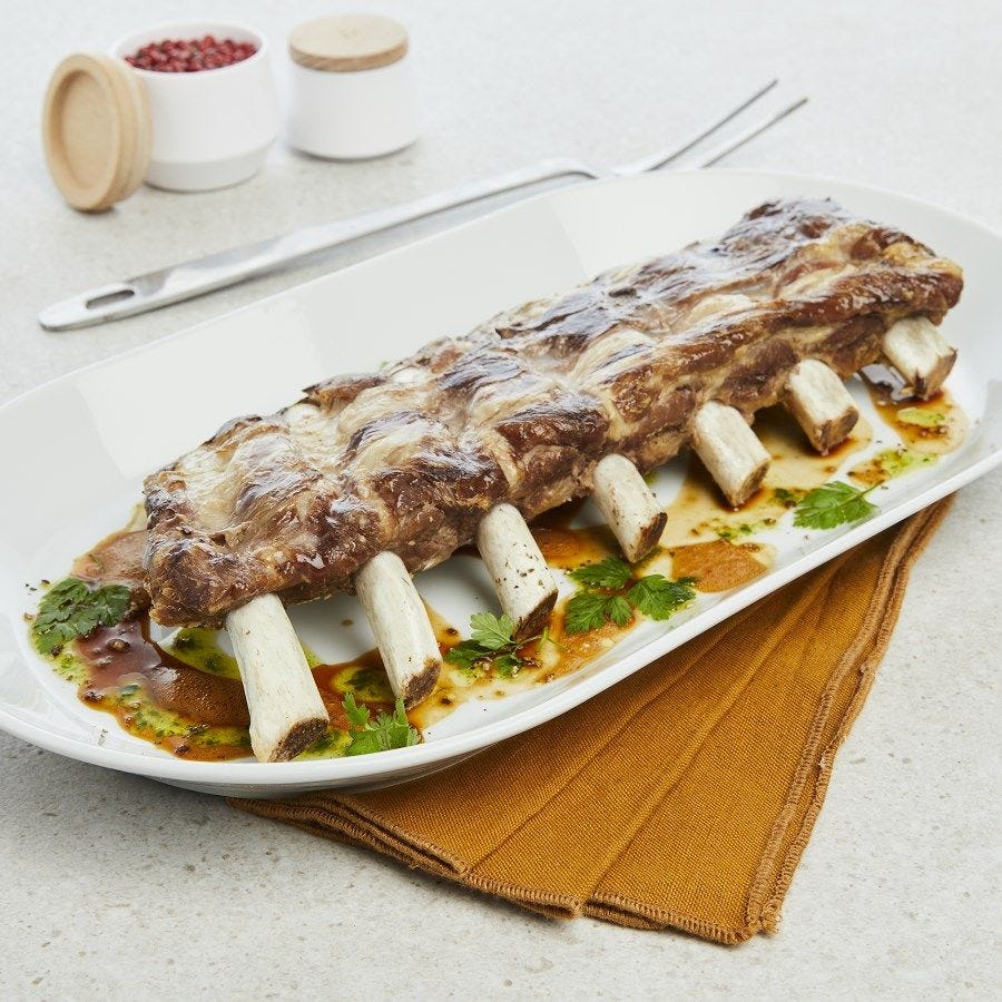 Ribs de porc cuit 