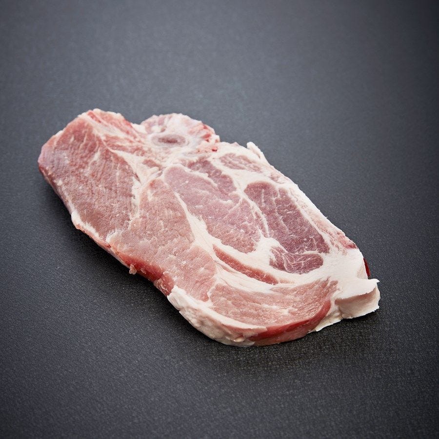 Côte de porc 1ère et filet Porc Océan 110g env