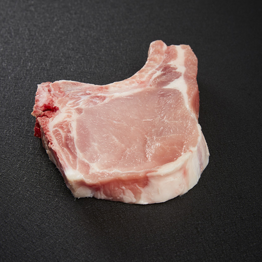 Côte de porc 1ère et filet France env 150 g