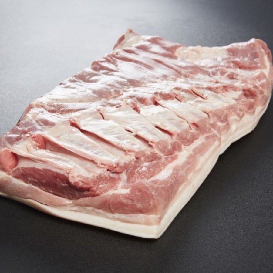 Tranche de poitrine de porc sans os Bretagne