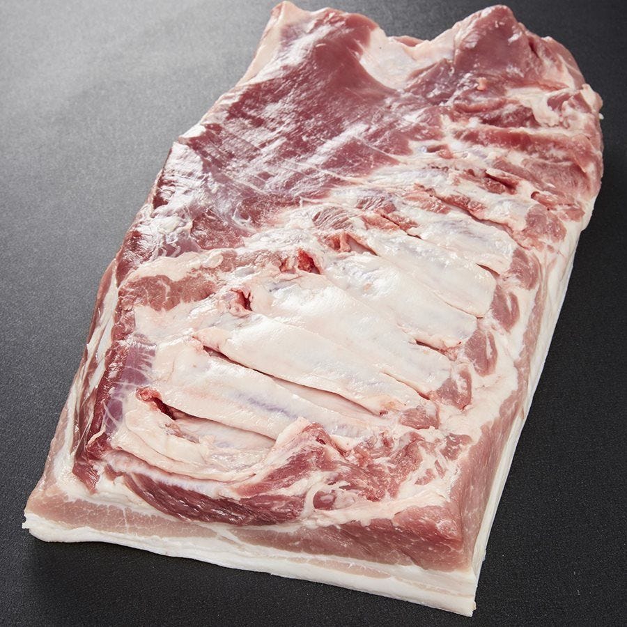 Poitrine de porc demi-sel sans os 2 kg Bretagne