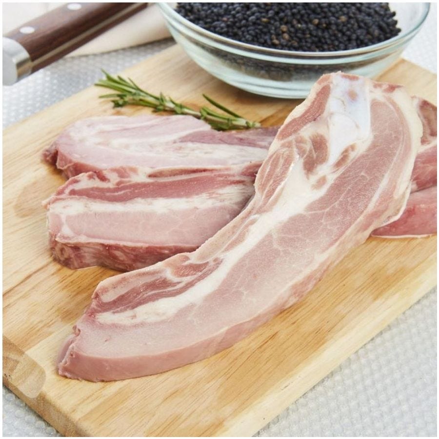 Petit salé de porc demi-sel Bretagne