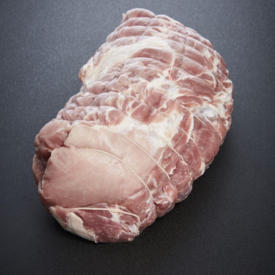 Rôti de porc échine ficelé Bleu Blanc Coeur Bretagne 
