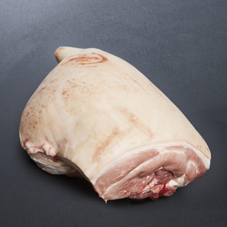 Jambon de porc avec os demi-sel Bretagne