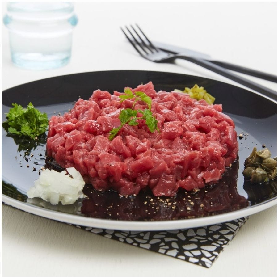 Tartare bœuf Grande Brasserie aux couteaux 3% MG 170 g