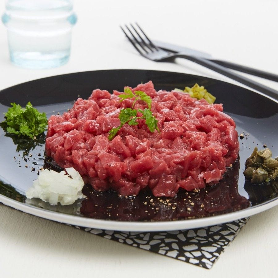 Tartare bœuf Grande Brasserie aux couteaux 3% MG 170 g