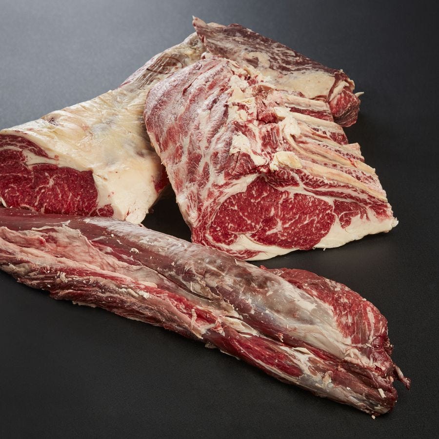 Déhanché de bœuf race Salers