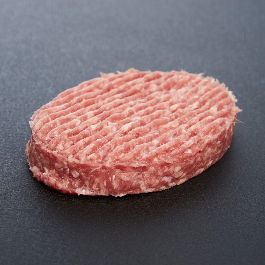 Steak haché de bœuf ovale race à viande 15% MG