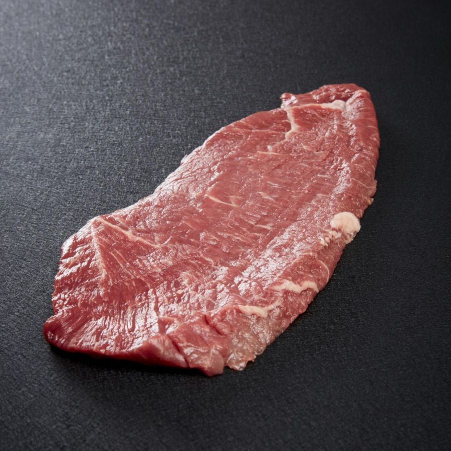 Steak tranche/macreuse bœuf race Limousine
