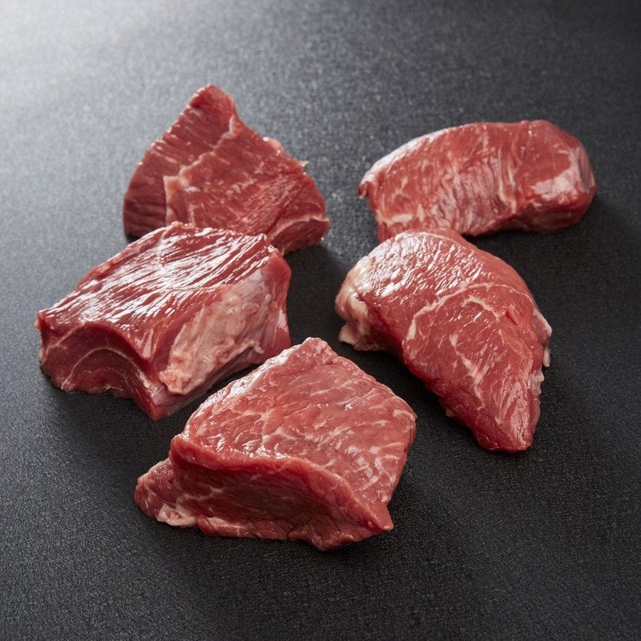 Bourguignon de basse-côte de bœuf 30-40 g