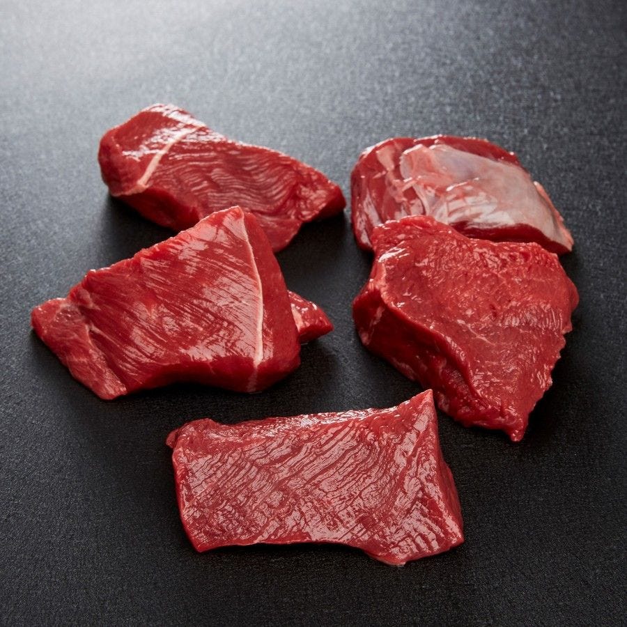 Assortiment bœuf pour bourguignon Bio 60-70g Bretagne