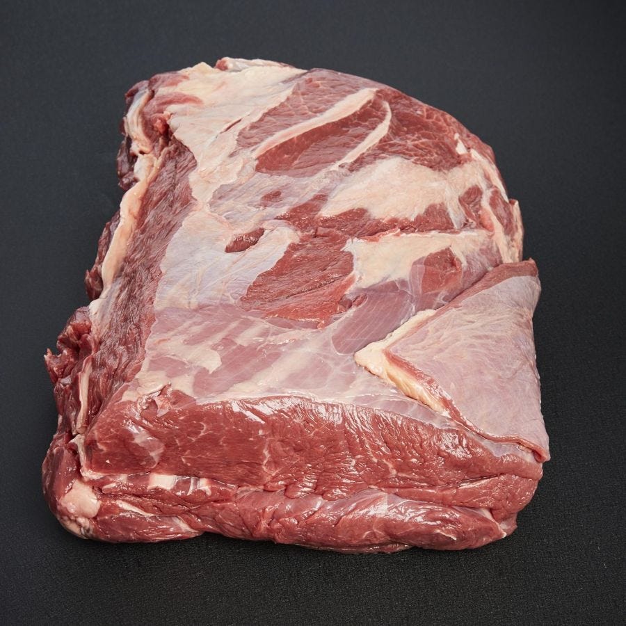 Basse côte de bœuf race à viande semi-paréee