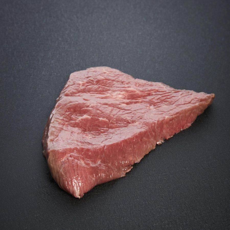 Steak tranche de bœuf race à viande
