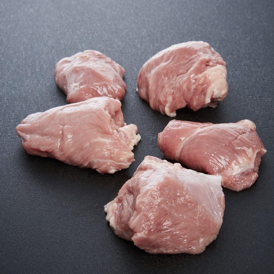 Sauté de veau poitrine sans os 60-70 g