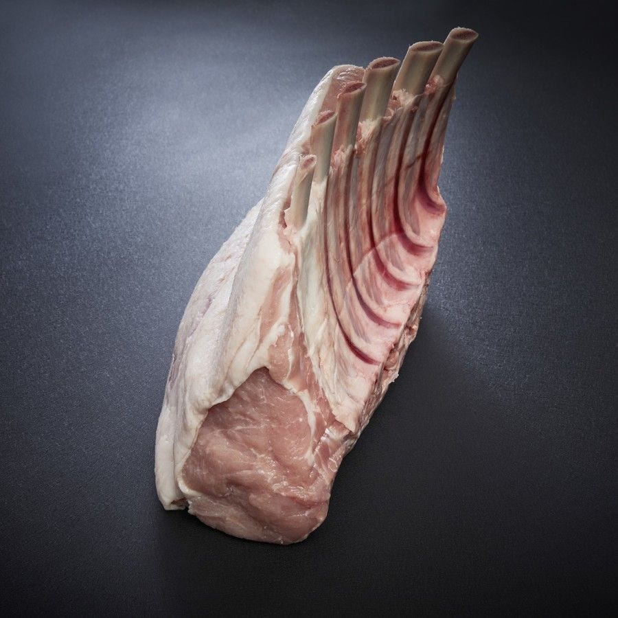 Carré de veau manchonné premium 6 côtes