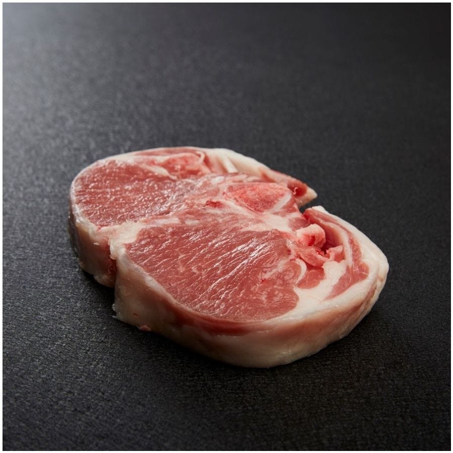 Côte d'agneau filet double (lamb chopp)