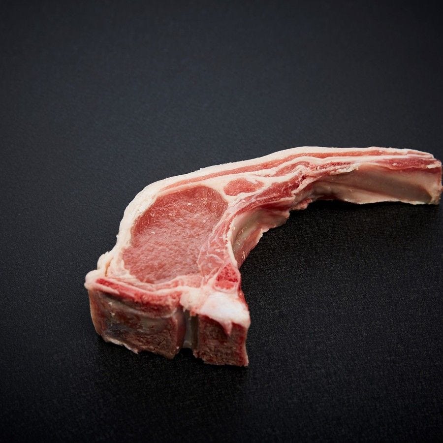 Côte d'agneau découverte 70-90 g