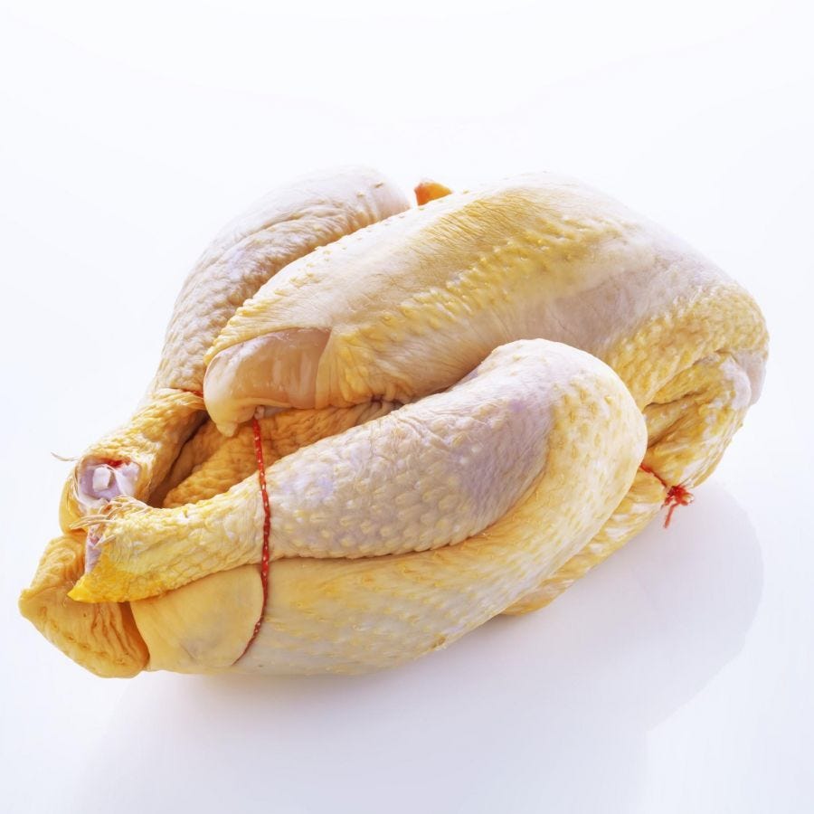 Poulet jaune fermier du Périgord Label Rouge PAC