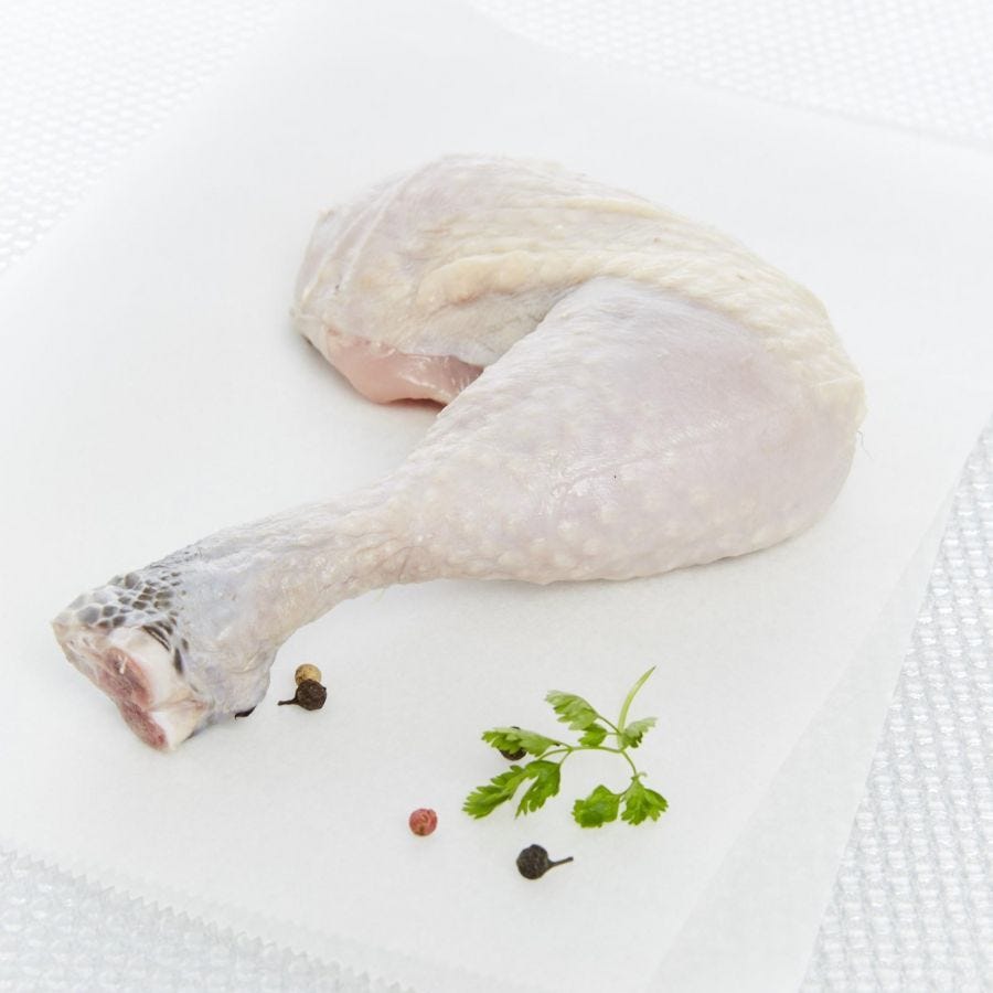 Cuisse de poulet noir fermier Label Rouge IGP Challans