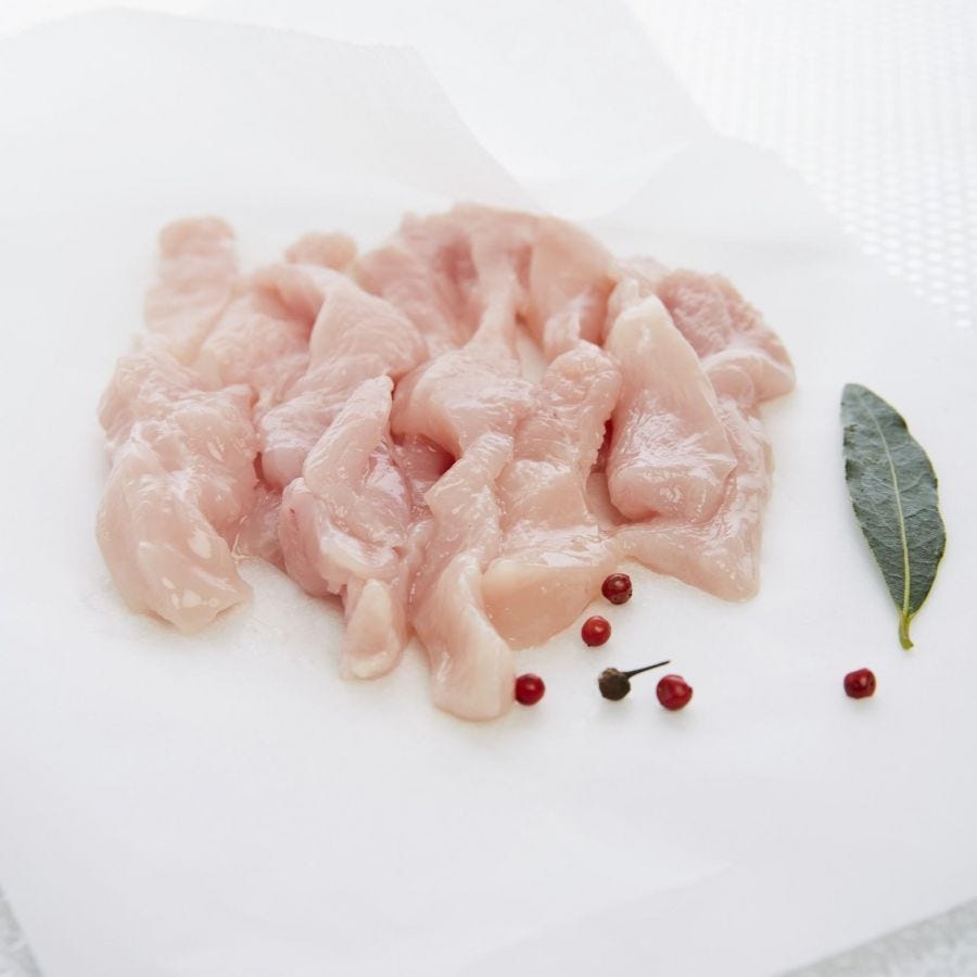 Émincé de filet de poulet