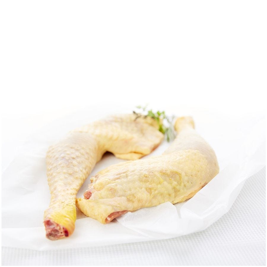 Cuisse de poulet jaune fermier du sud-ouest Label Rouge