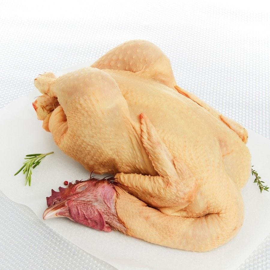 Poulet jaune fermier effilé IGP Gers Label Rouge