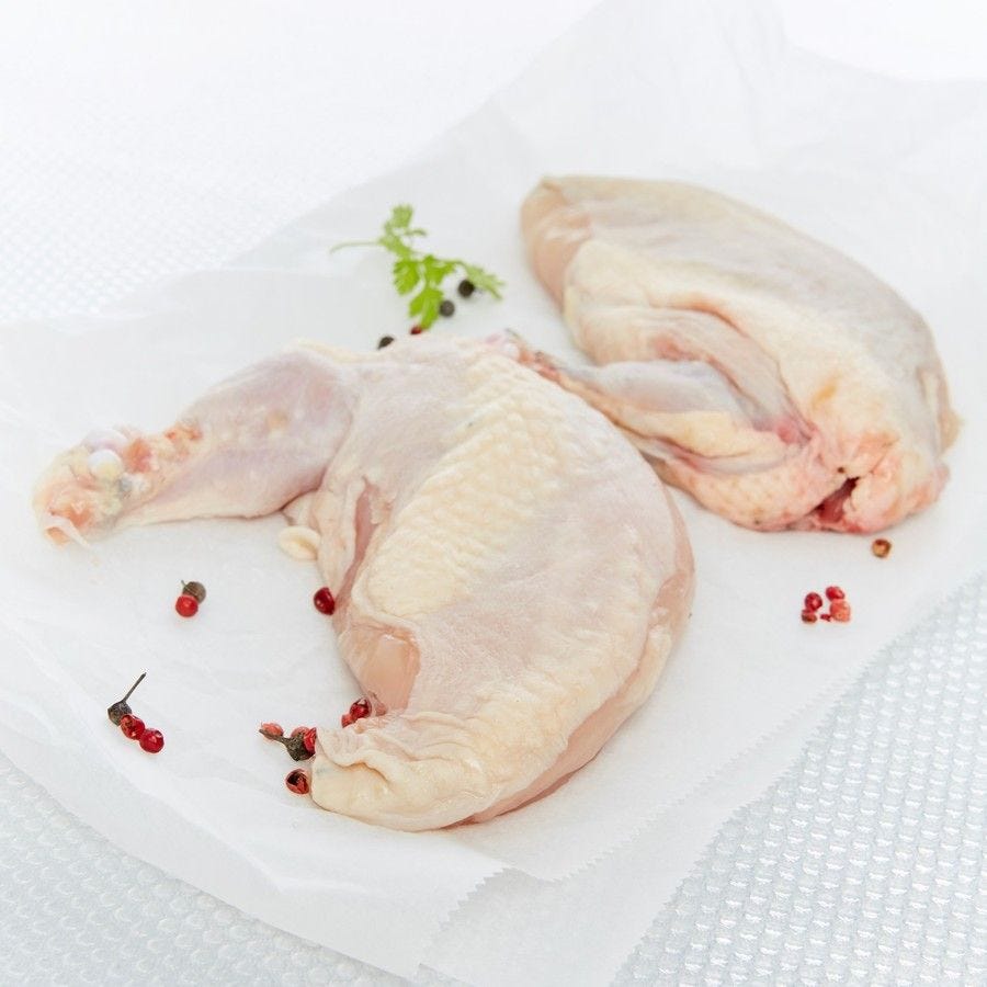 Suprême de poulet noir fermier label rouge IGP Challans
