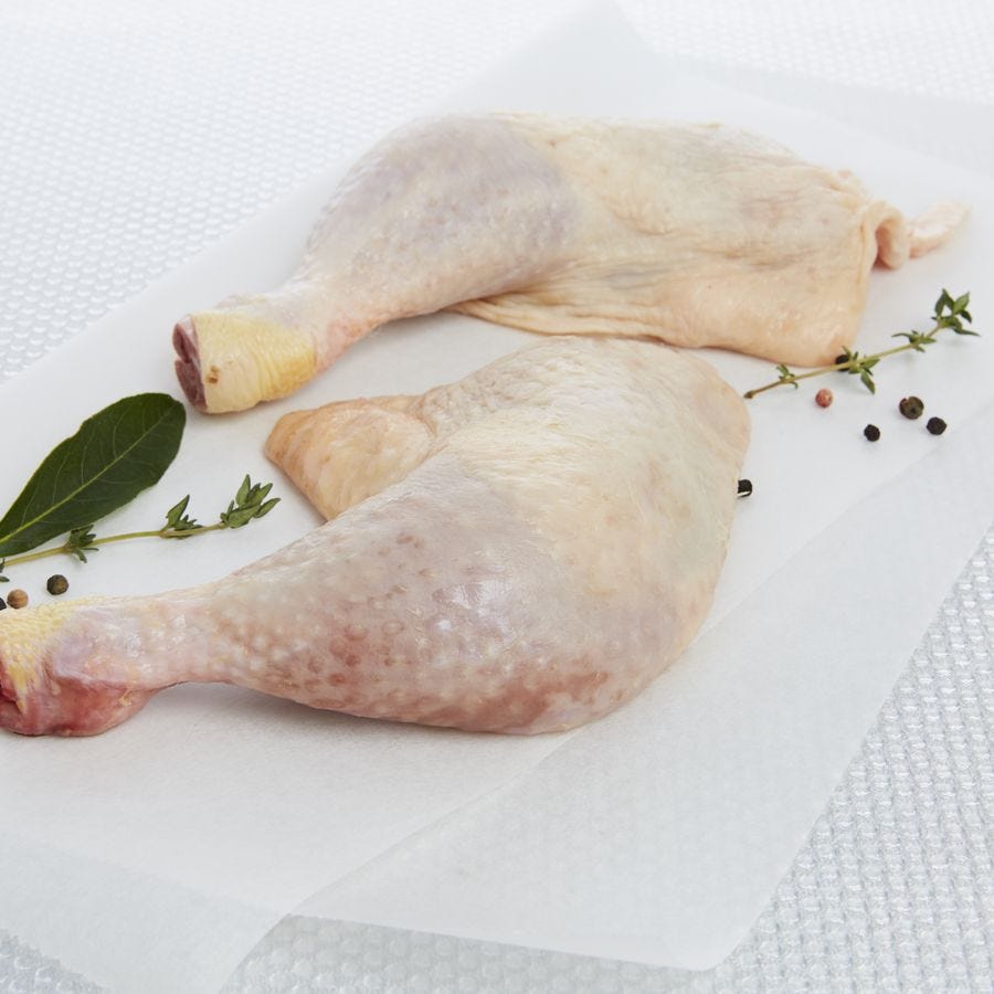 Cuisse de poulet fermier Label Rouge déjointée Loué