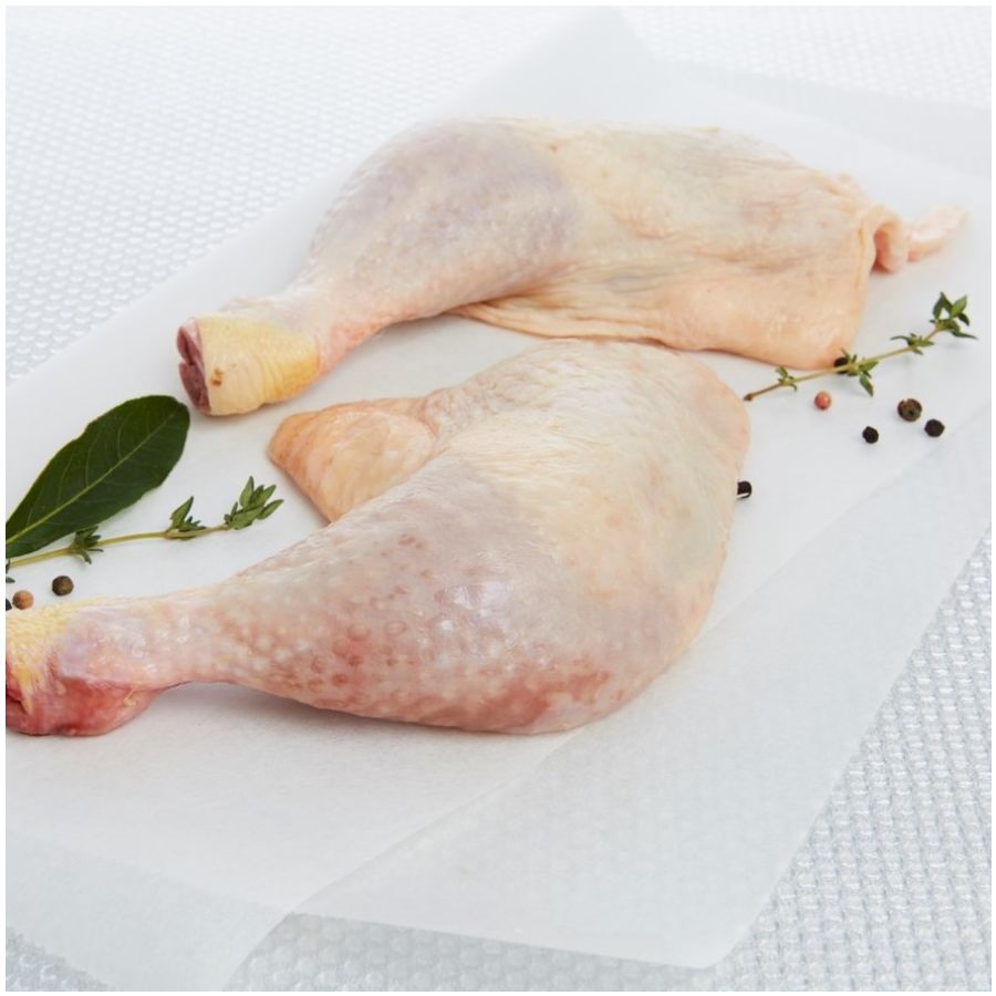 Cuisse de poulet blanc fermier Label Rouge Normandie