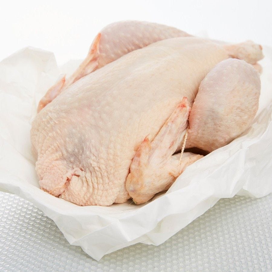 Poulet blanc fermier PAC Label Rouge IGP Bretagne