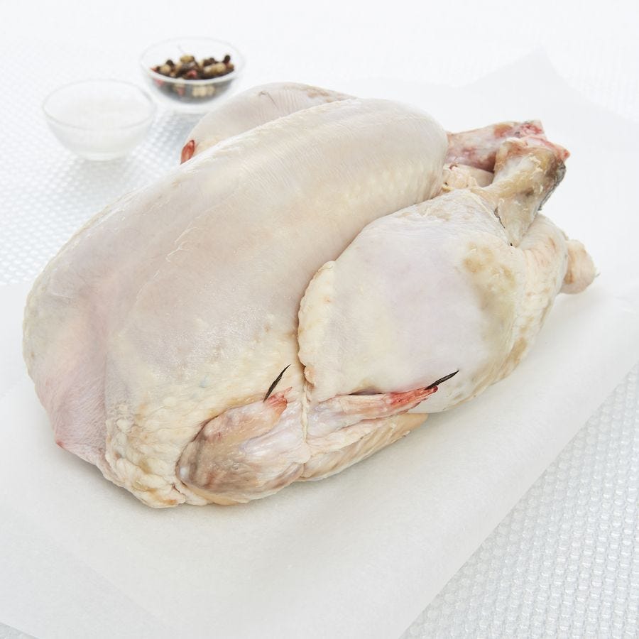 Poulet noir fermier Label Rouge PAC IGP Bretagne