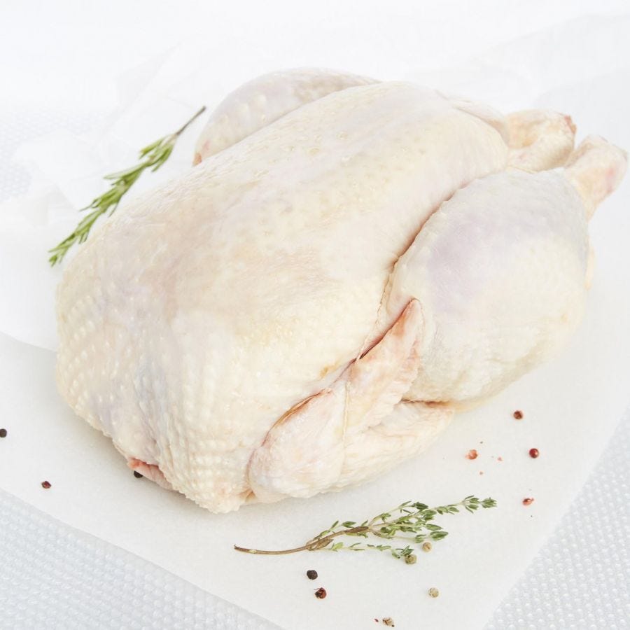 Chapon jaune fermier Label Rouge PAC