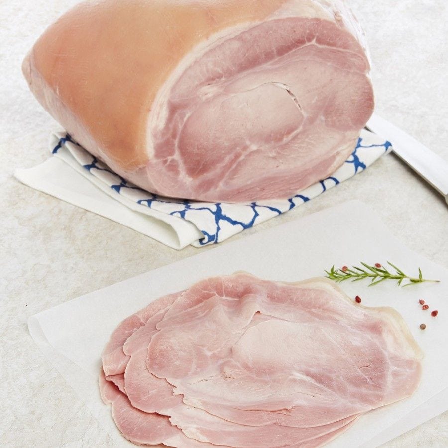 Jambon cuit supérieur avec couenne Label Rouge France
