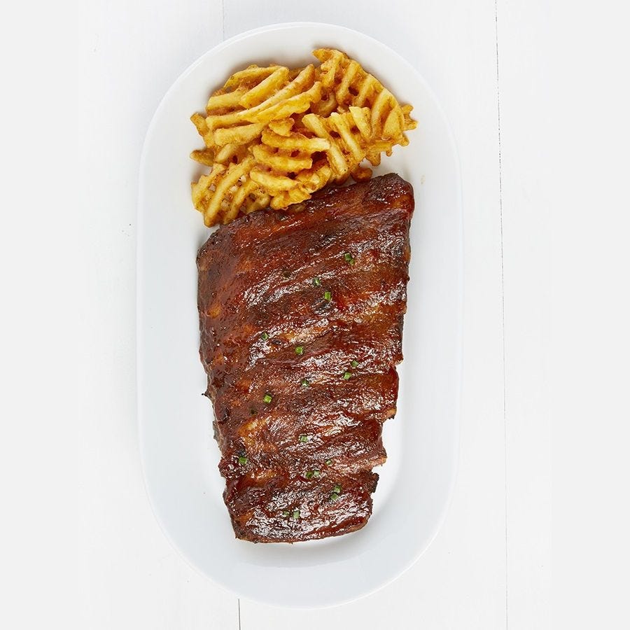 Travers de porc sauce barbecue
