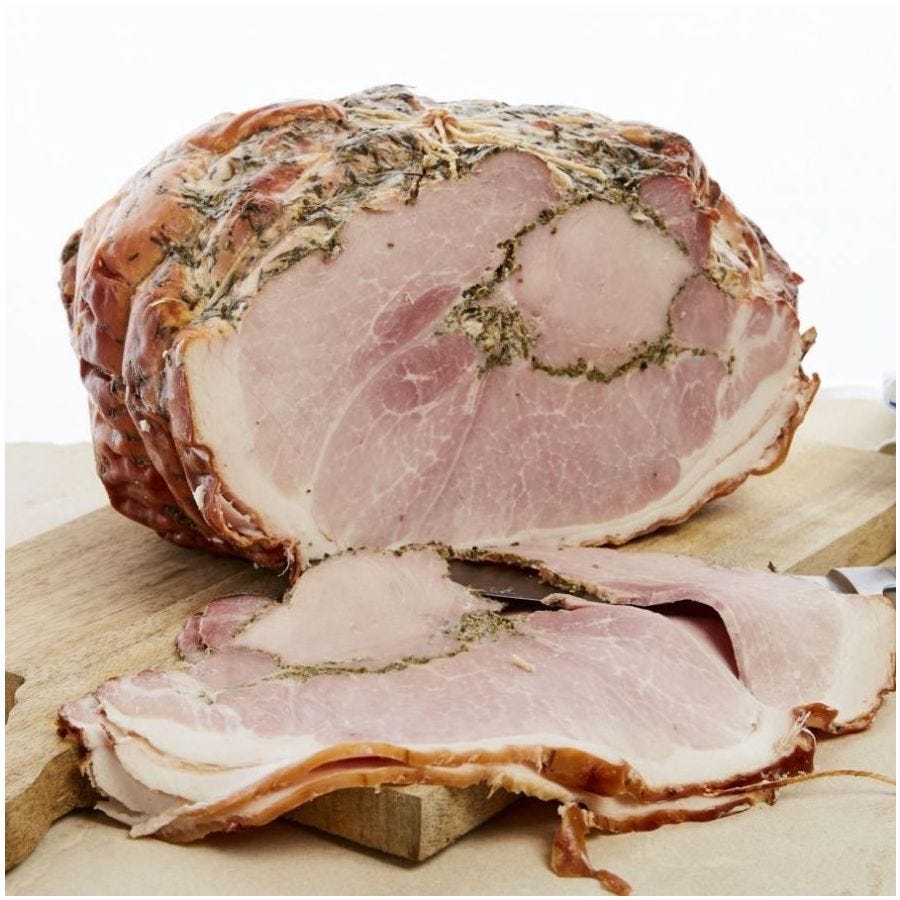 Jambon cuit rôti aux herbes