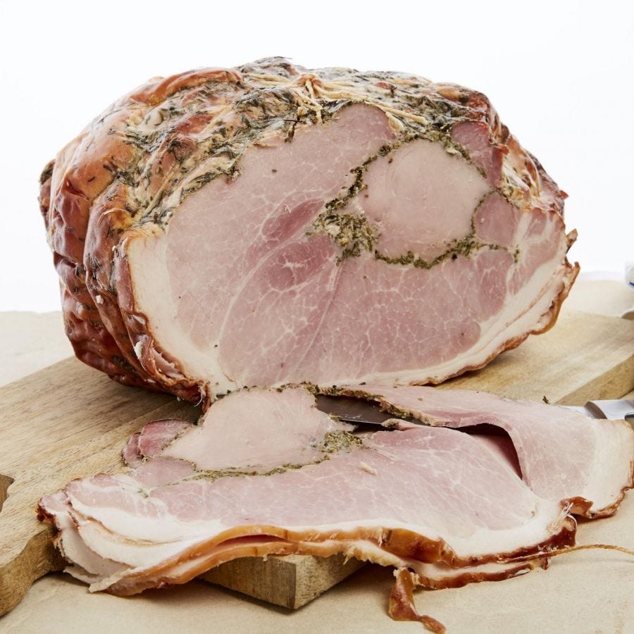 Jambon cuit rôti aux herbes