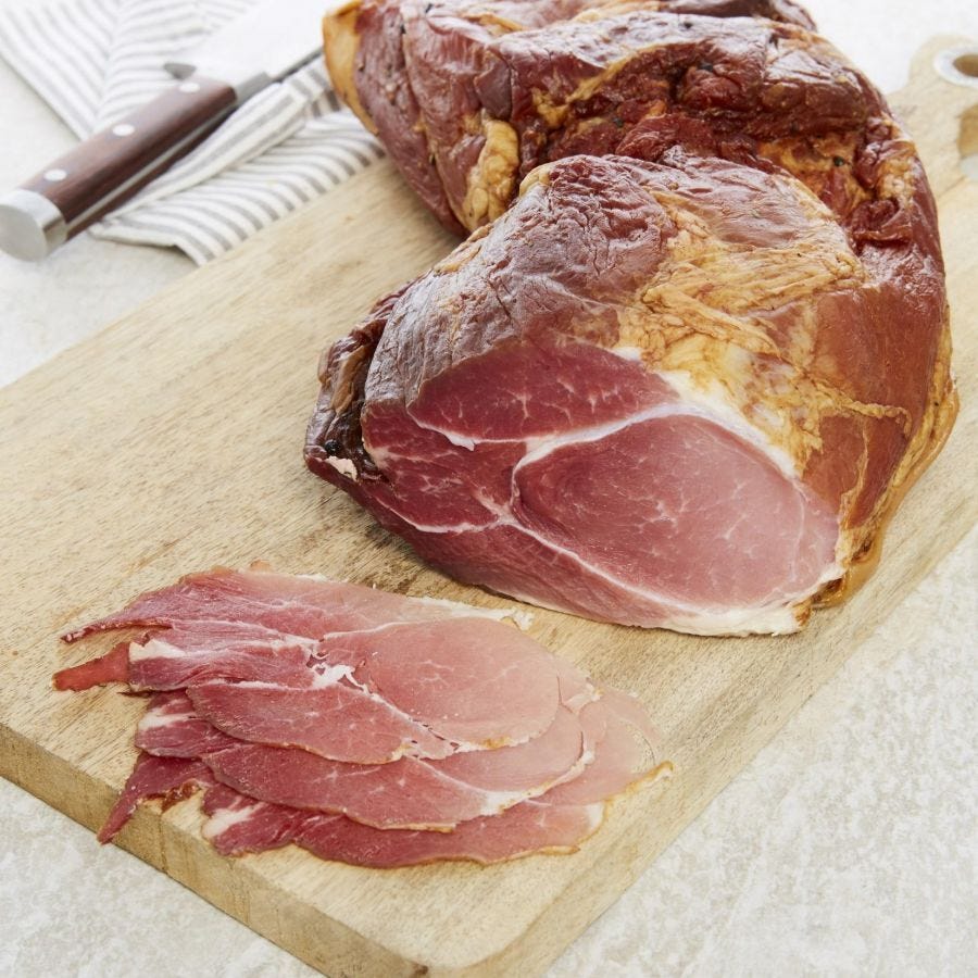 Jambon cru d'Alsace fumé