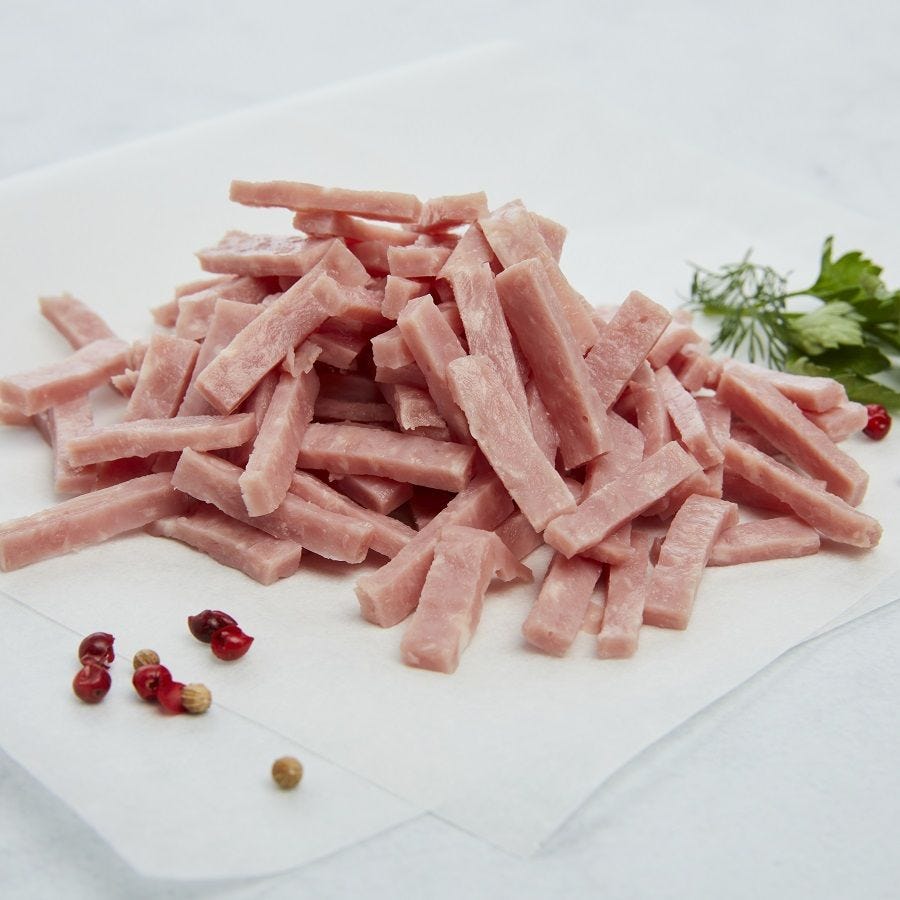 Jambon cuit DD en lanière 