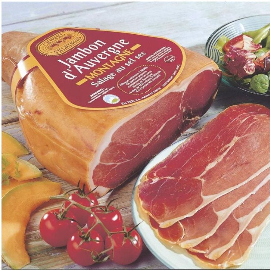 Jambon sec supérieur IGP Auvergne 8 mois