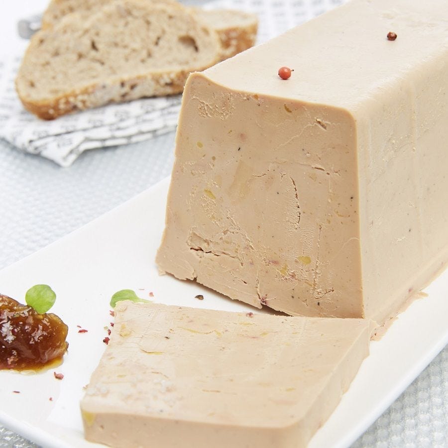 Bloc de foie gras de canard mi-cuit 30% morceaux 1 kg