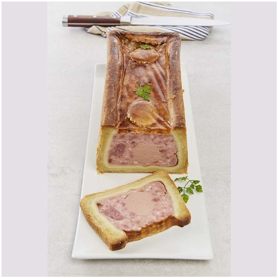Demi pâté en croûte Richelieu tranche large