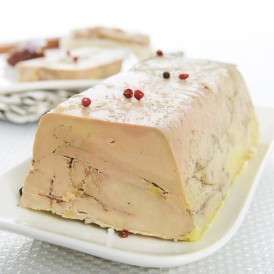 Terrine de Lauzach foie gras de canard 100% morceaux