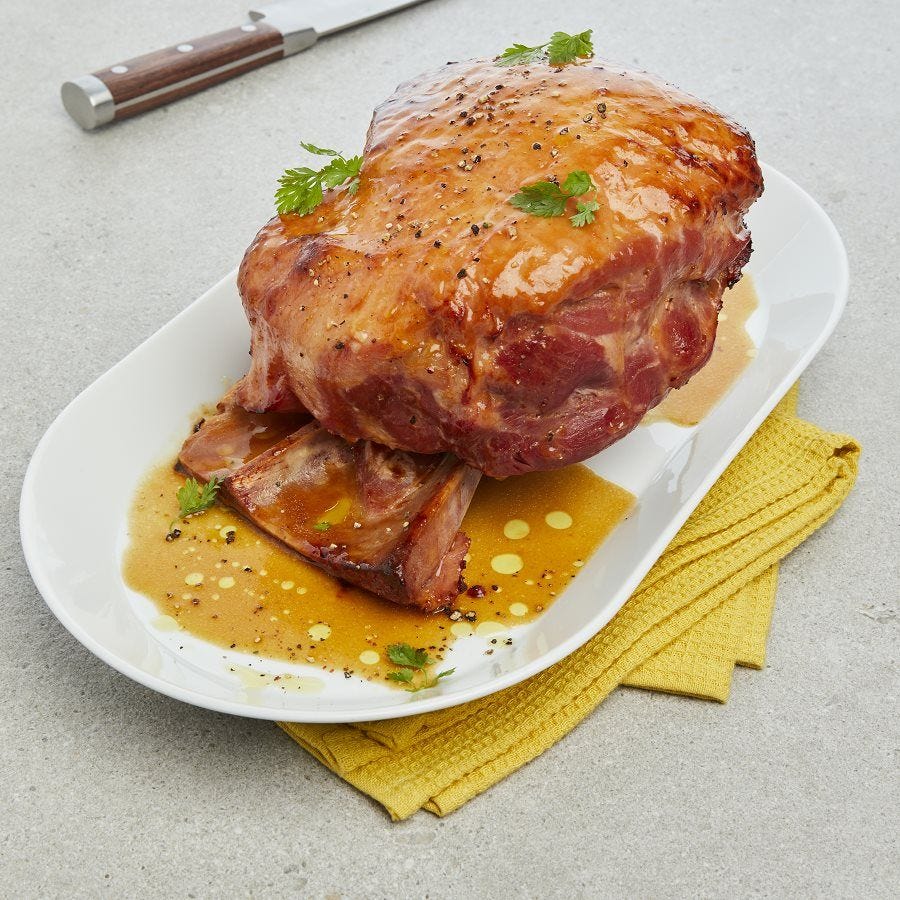 Palette de porc cuite avec os de qualité supérieure 