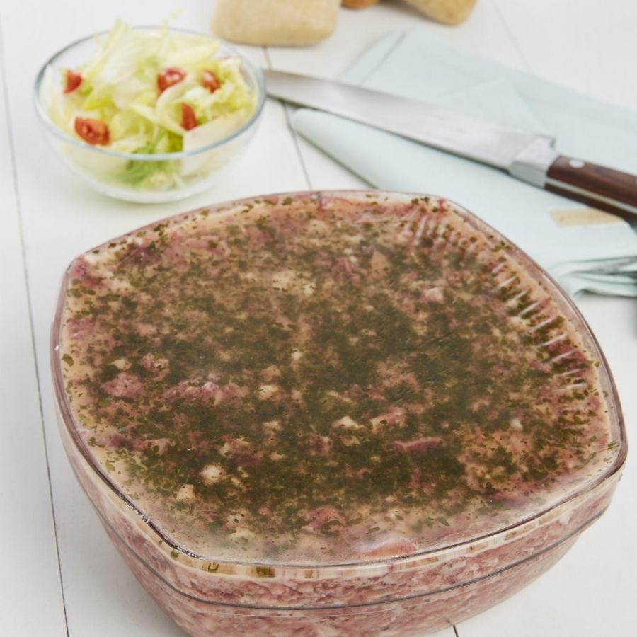 Pâté de tête persillé avec langue France 